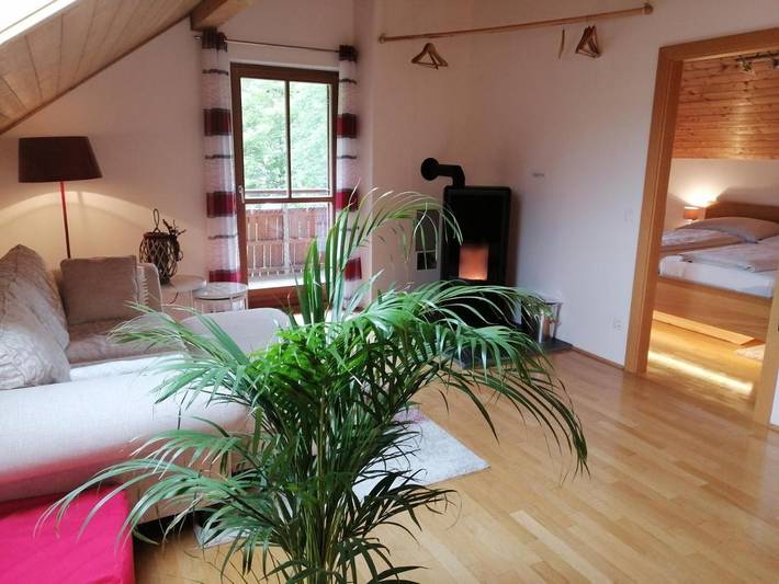 Ferienwohnung für 4 Personen, mit Balkon und Ausblick