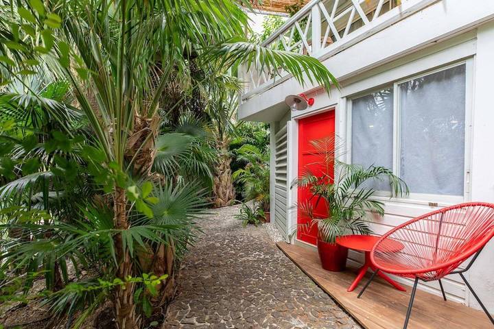 Location de vacances pour 2 personnes, avec terrasse dans Saint-Barthélemy