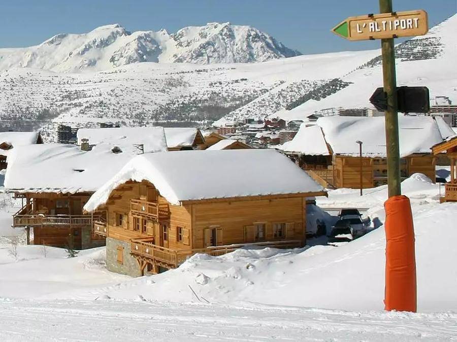 Madame Vacances - La Résidence Les Chalets de L'Altiport   - Chalet 12 personas - Dúplex + 6 habitaciones in Huez, Parque Nacional de los Ecrins