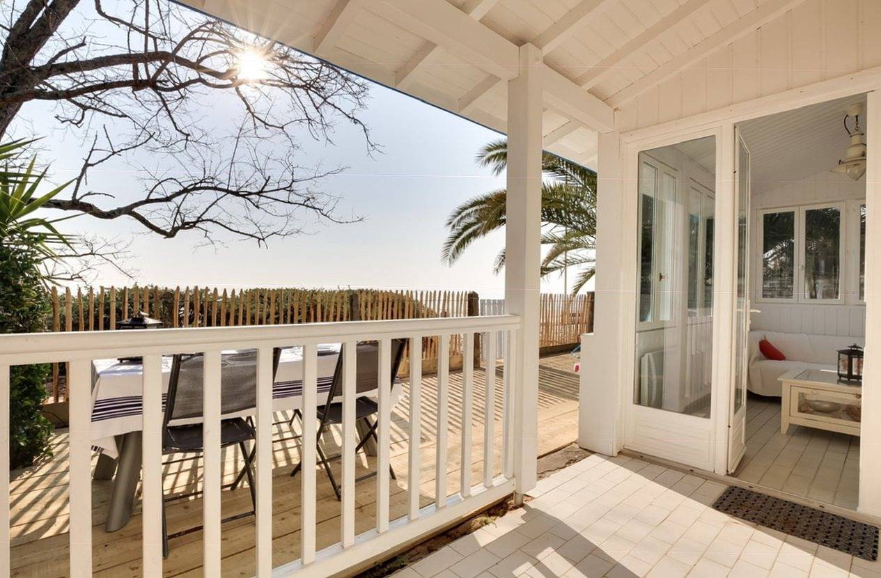 Maison de pêcheur confortable "La Régate" sur la plage in Petit Piquey, Lège-Cap-Ferret