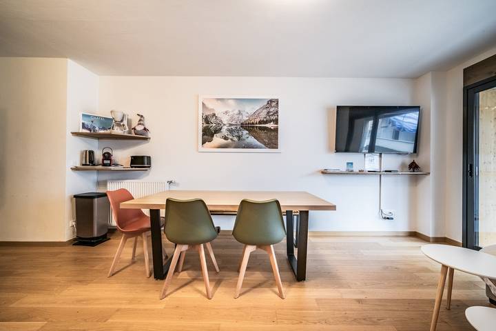 Appartement entier, Appartement au centre  « Les Soldannelles Bâtiment 2 Le B03 » : vue montagne, terrasse privée, Wi-Fi in Chatel, Les Portes du Soleil