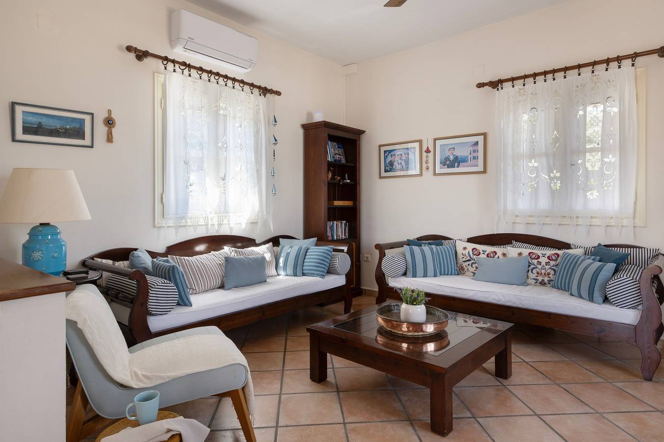 Holiday Home 'Sunset Retreat Marie' with Sea View, Wi-Fi and Air Conditioning in Poseidonia, Syros