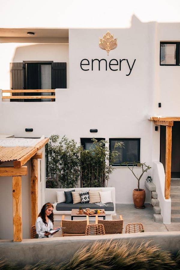 Chambre d’hôte pour 2 personnes, avec Balcon ainsi que Terrasse et Vue dans Naxos - 3