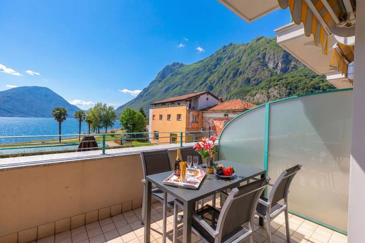Gîte pour 4 personnes, avec vue sur le lac et terrasse, animaux acceptés dans Porlezza - 3