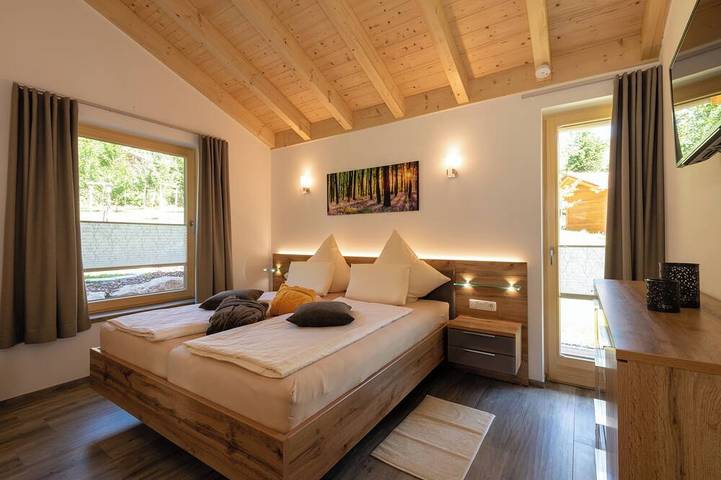 Chalet für 4 Personen, mit Whirlpool und Sauna sowie Garten in Drachselsried - 3