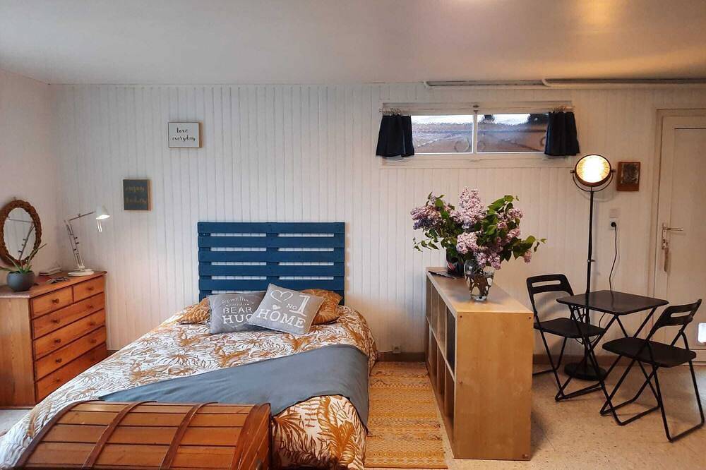 Appartement entier, Studio de charme pour séjour tranquile à deux in Meyzieu, Lyon et ses environs