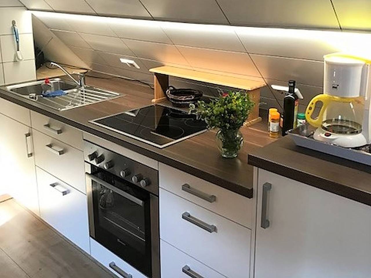 Ganze Wohnung, Apartment 'Naturhäusle, 45qm' mit Bergblick, Balkon und Wlan in Hornberg, Mittlerer Schwarzwald