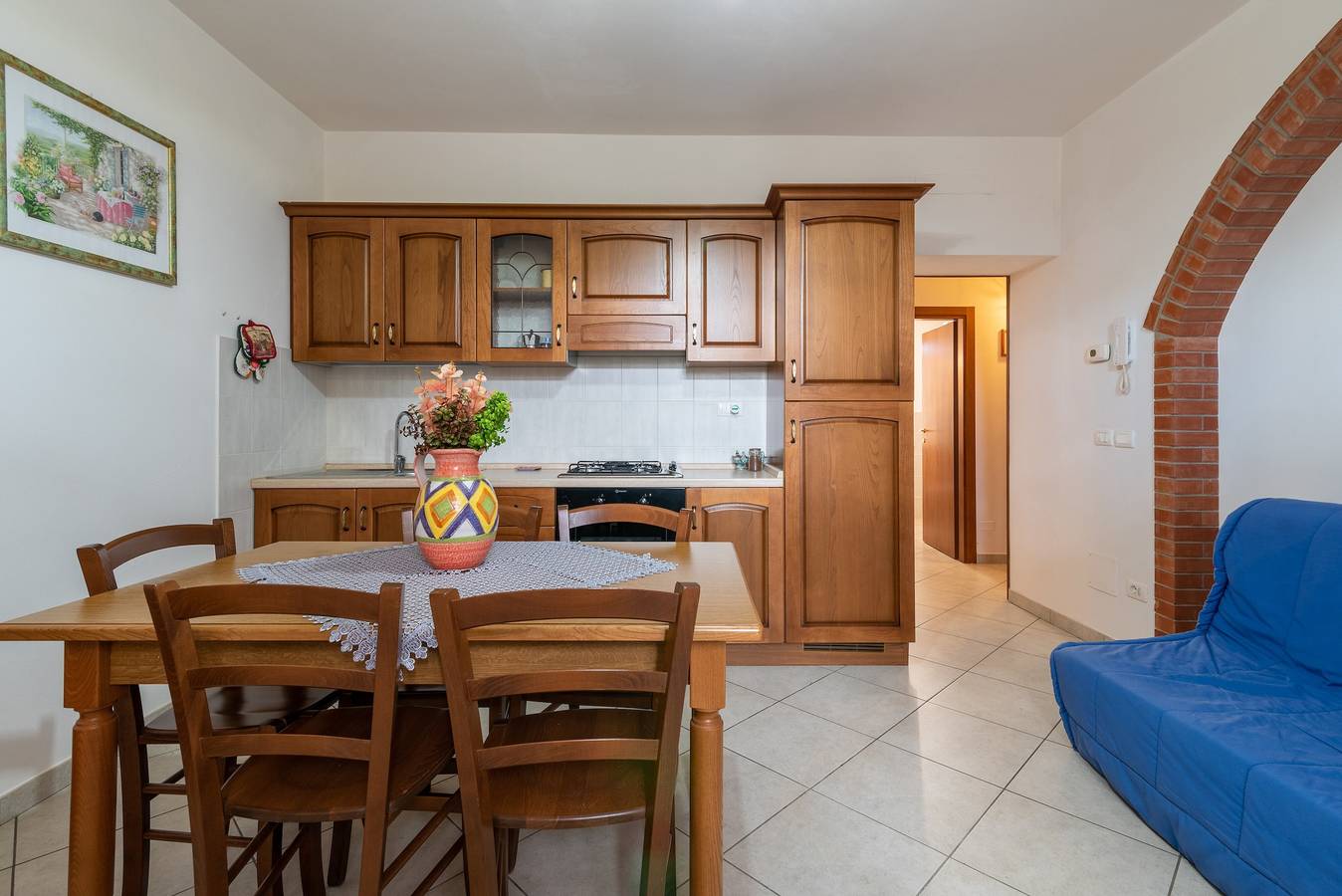 Apartment “Papà Giuseppe La Stalla” with Shared Pool and Wi-Fi in Cortona, Arezzo Province