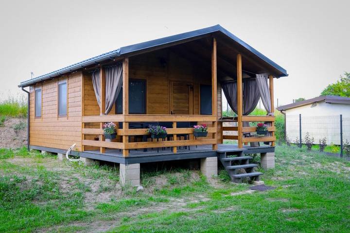 Domek letniskowy dla 6 osób, z taras, zwierzęta dozwolone na Wielkopolska