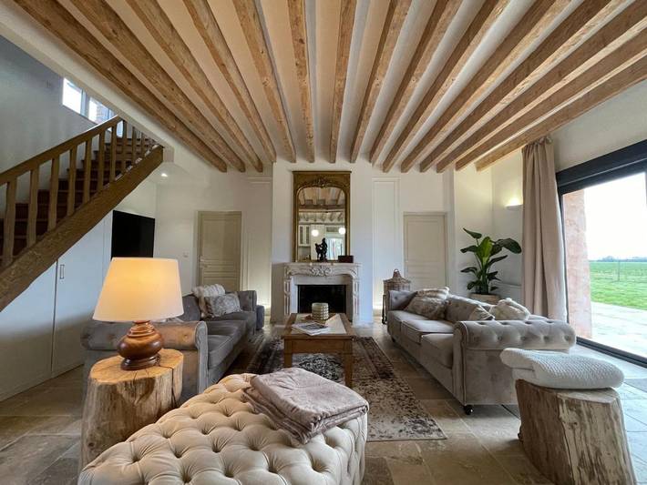 Location de vacances pour 15 personnes, avec jardin et vue dans Gournay-le-Guérin - 2