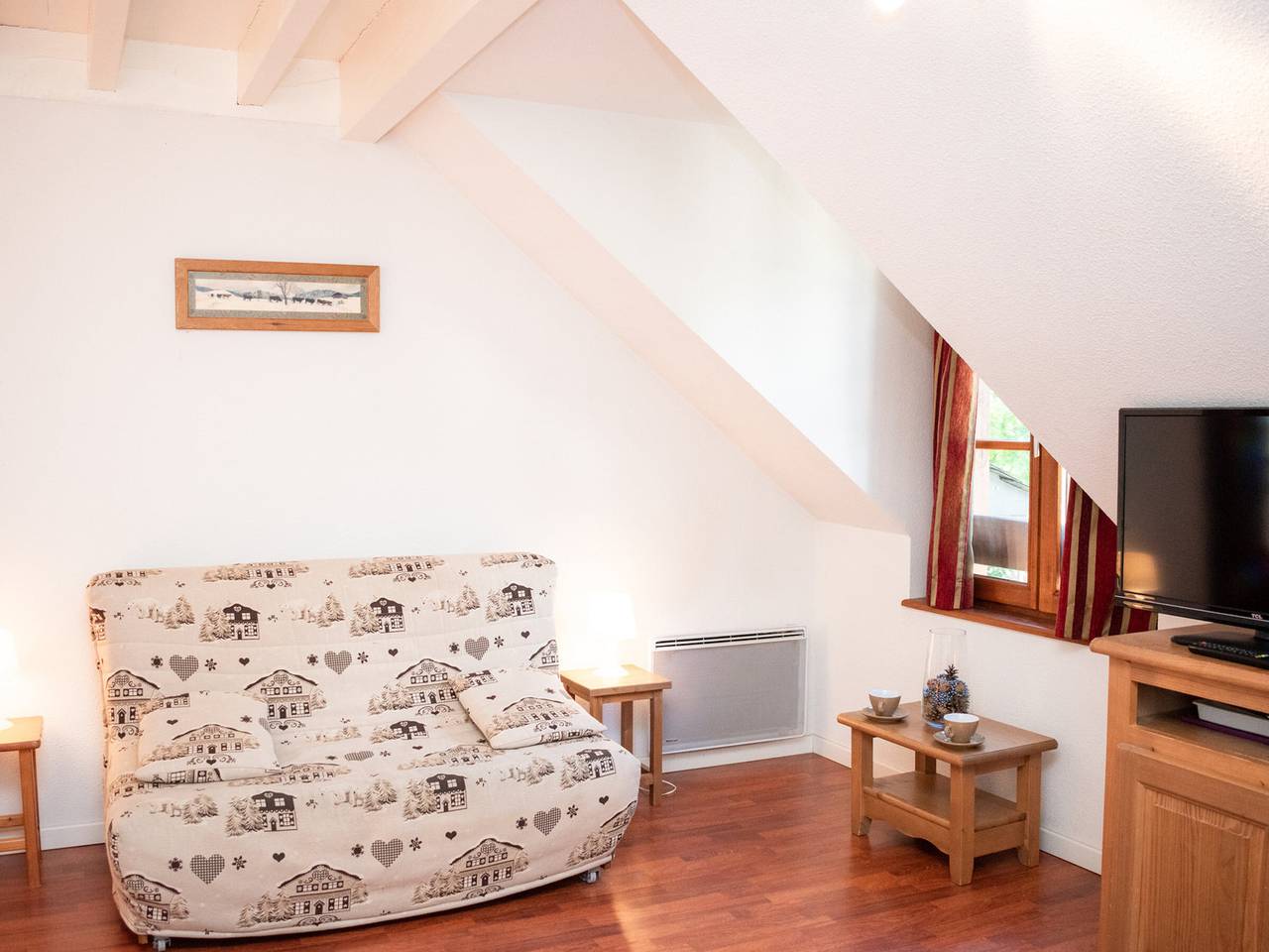 Apartamento entero, Dúplex 2 Habitaciones para 4 Personas con Balcón en Vignec in Vignec, Parque nacional de los Pirineos