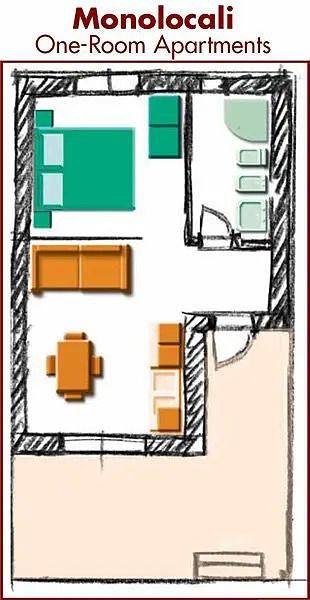 Ganze Wohnung, Due Ponti Village Studio für 3 Personen in Cesenatico, Forlì-Cesena Provinz