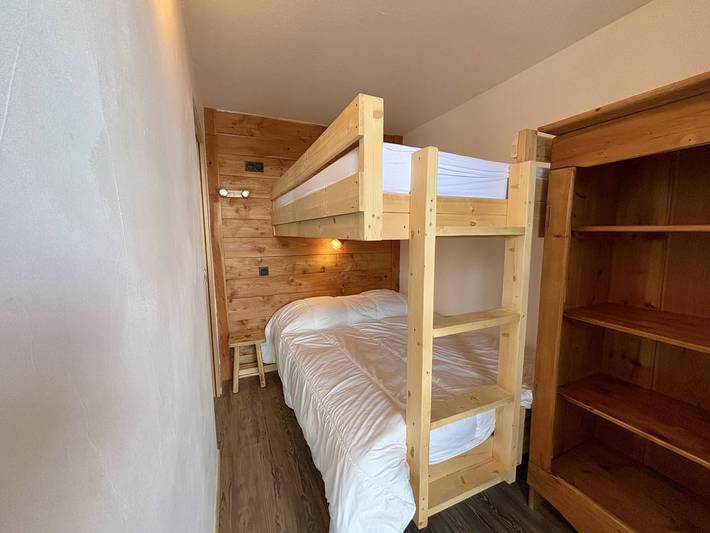 Gîte pour 4 personnes, avec terrasse et balcon/terrasse dans Montchavin - 4