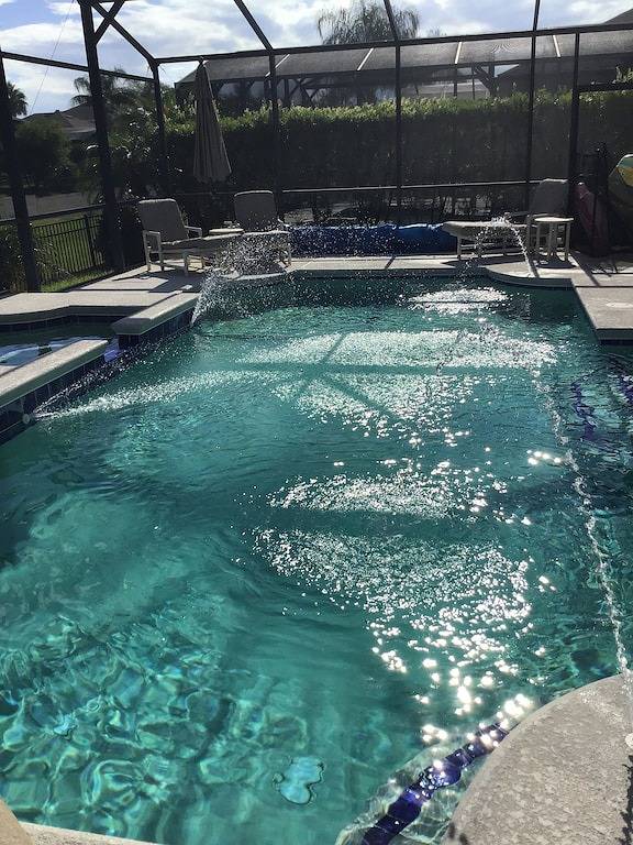 Disney Dreams - Special 28ft pool with water streamers and mood lights in Haines City, Zentral Florida