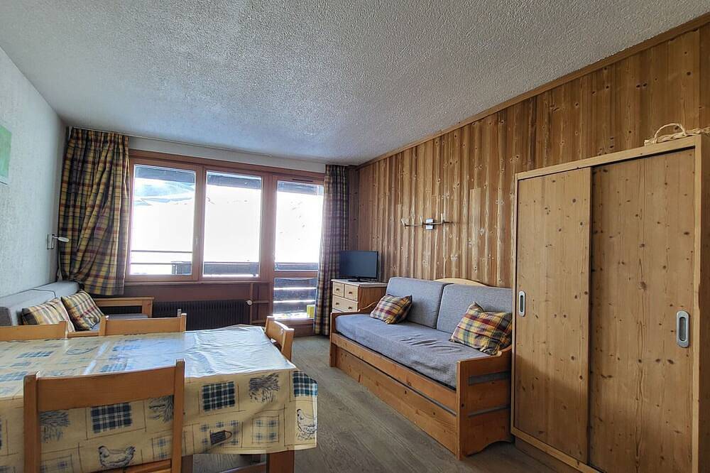 Ganze Wohnung, 2-Zimmer Süd mit Wifi, 500m von den Pisten in Tignes, Nationalpark Vanoise