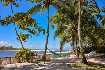 Maison d’hôte pour 4 personnes, avec vue ainsi que terrasse et jardin, animaux acceptés dans Ilha de Boipeba