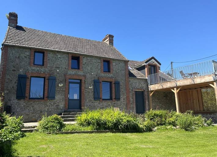 Gîte pour 6 personnes, avec jardin et vue à Anneville-en-Saire