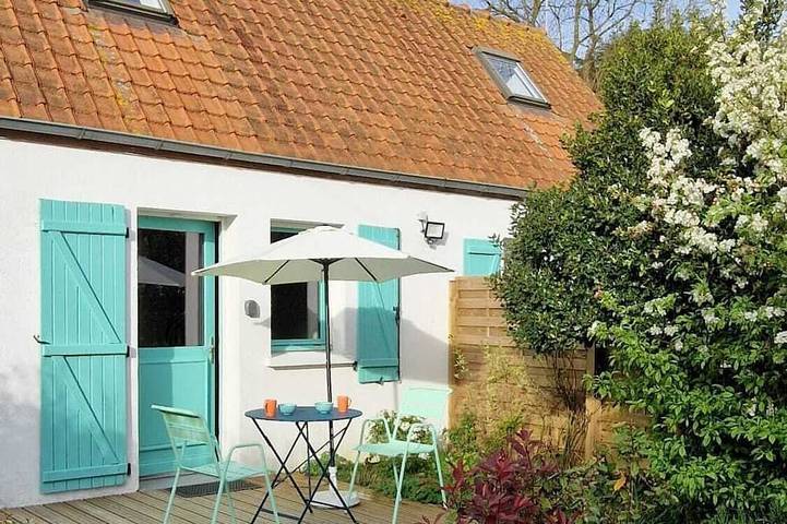 Gîte pour 2 personnes, avec Terrasse à Audembert