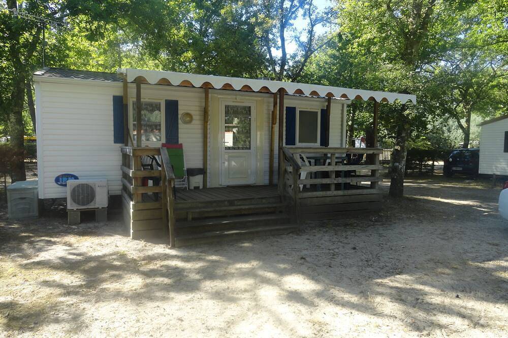 Mobil home agéable calme ombragé in Vielle-Saint-Girons, Côte d’Argent