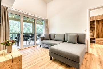 Ferienwohnung für 8 Personen, mit Sauna und Balkon in Brand