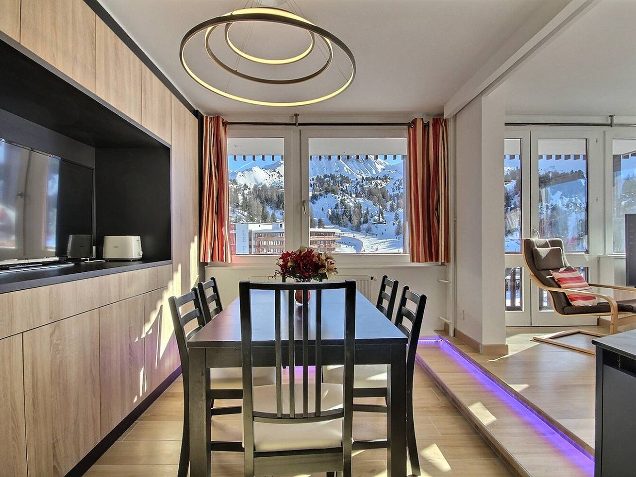 Ganze Wohnung, Wunderschöne renovierte Wohnung, Balkon, Wlan, La Plagne in Plagne Centre, La Plagne-Tarentaise