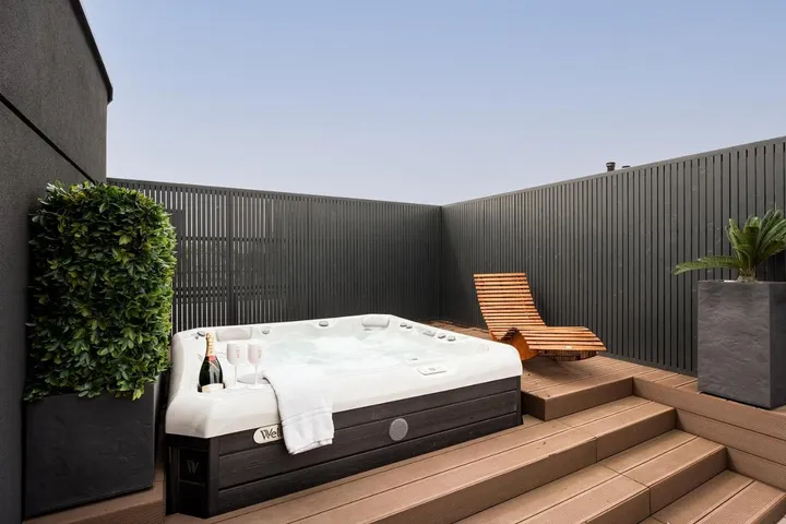 Appartamento vacanze per 2 persone, con giardino e piscina nonché panorama, con animali domestici - 1