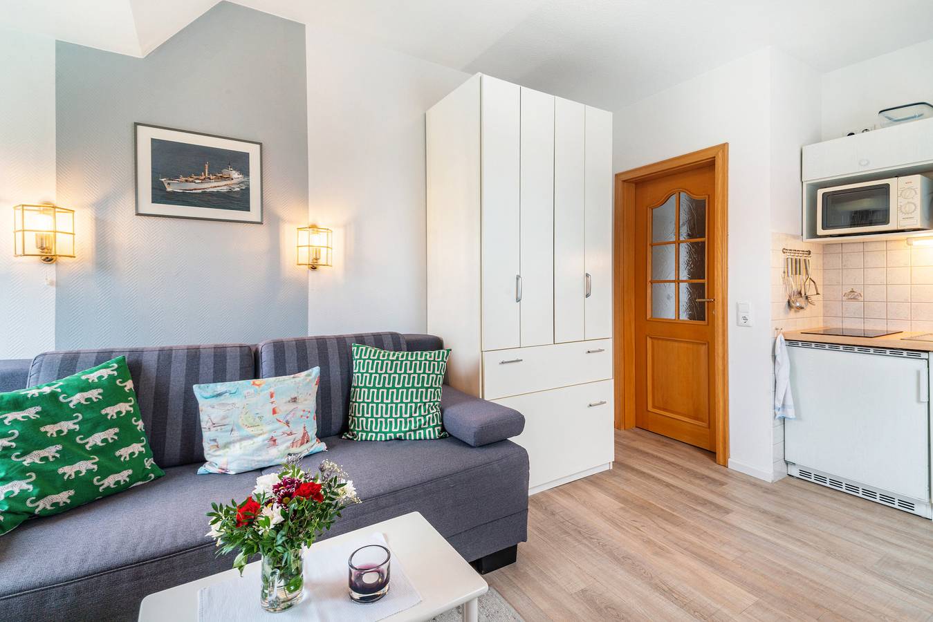 Entire studio, Apartment 'Pongola' with Shared Garden and Wi-Fi in Wittdün, Amrum