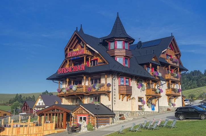 Hotel dla 3 osób, z ogród i sauna oraz jacuzzi, zwierzęta dozwolone w Zdziar (Słowacja)