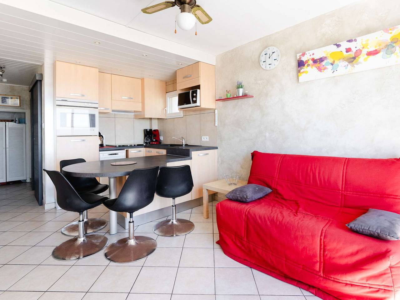 Ganze Wohnung, 2-Zi-Wohnung am Meer mit Balkon in Narbonne Plage in Narbonne Plage, Narbonne
