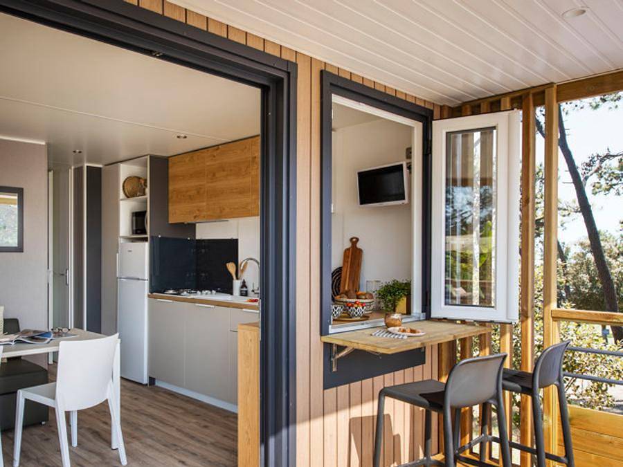 Camping La Garenne de Moncourt - Mobilhome 4 personnes - M- Home 2ch étang lit superpsé in Rue (homonymie), Région d'Abbeville