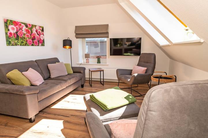 Ferienwohnung für 4 Personen, mit Terrasse und Garten sowie Pool in Bojendorf