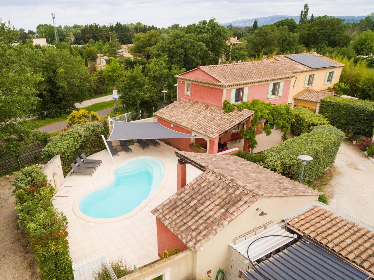 Die Gîtes de Bel-Air im Luberon in der Provence in Taillades, Parque natural regional del Luberon