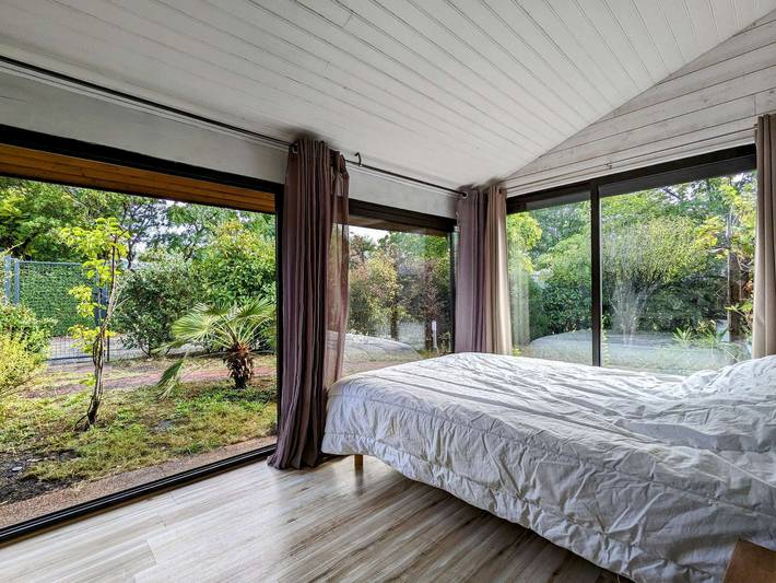Casa de madera cerca del lago - 9 pers. in Biscarrosse, Côte d’Argent