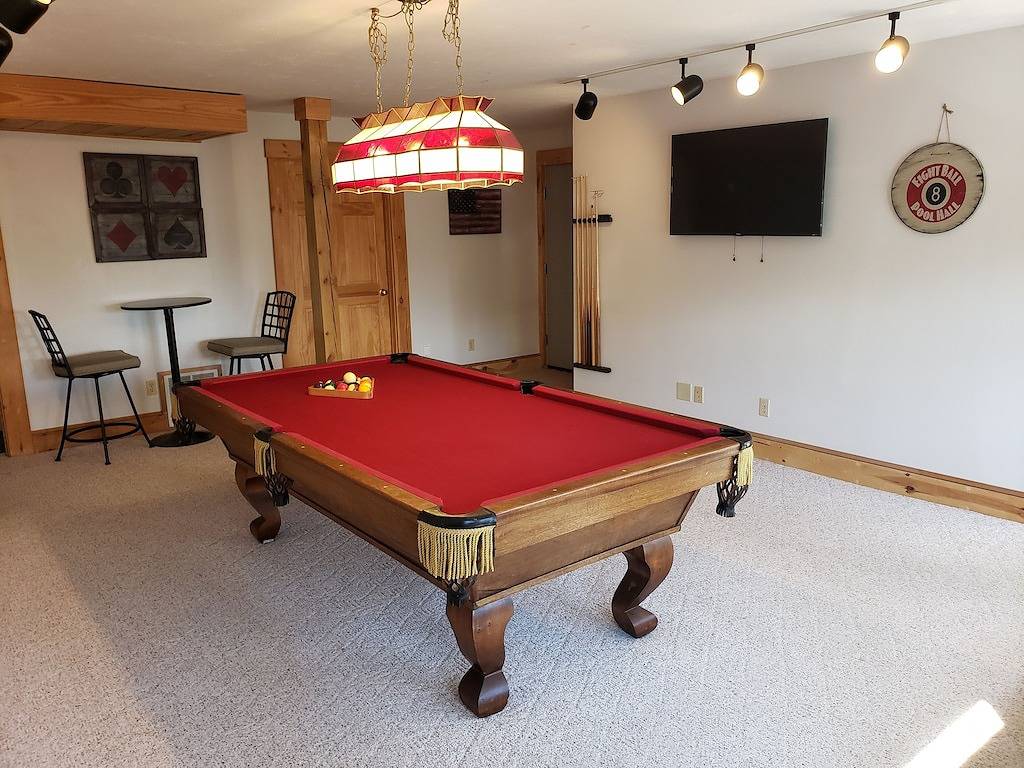 Moutain Top Log home mit Blick auf die Piste in Massanutten, Blue Ridge Mountains
