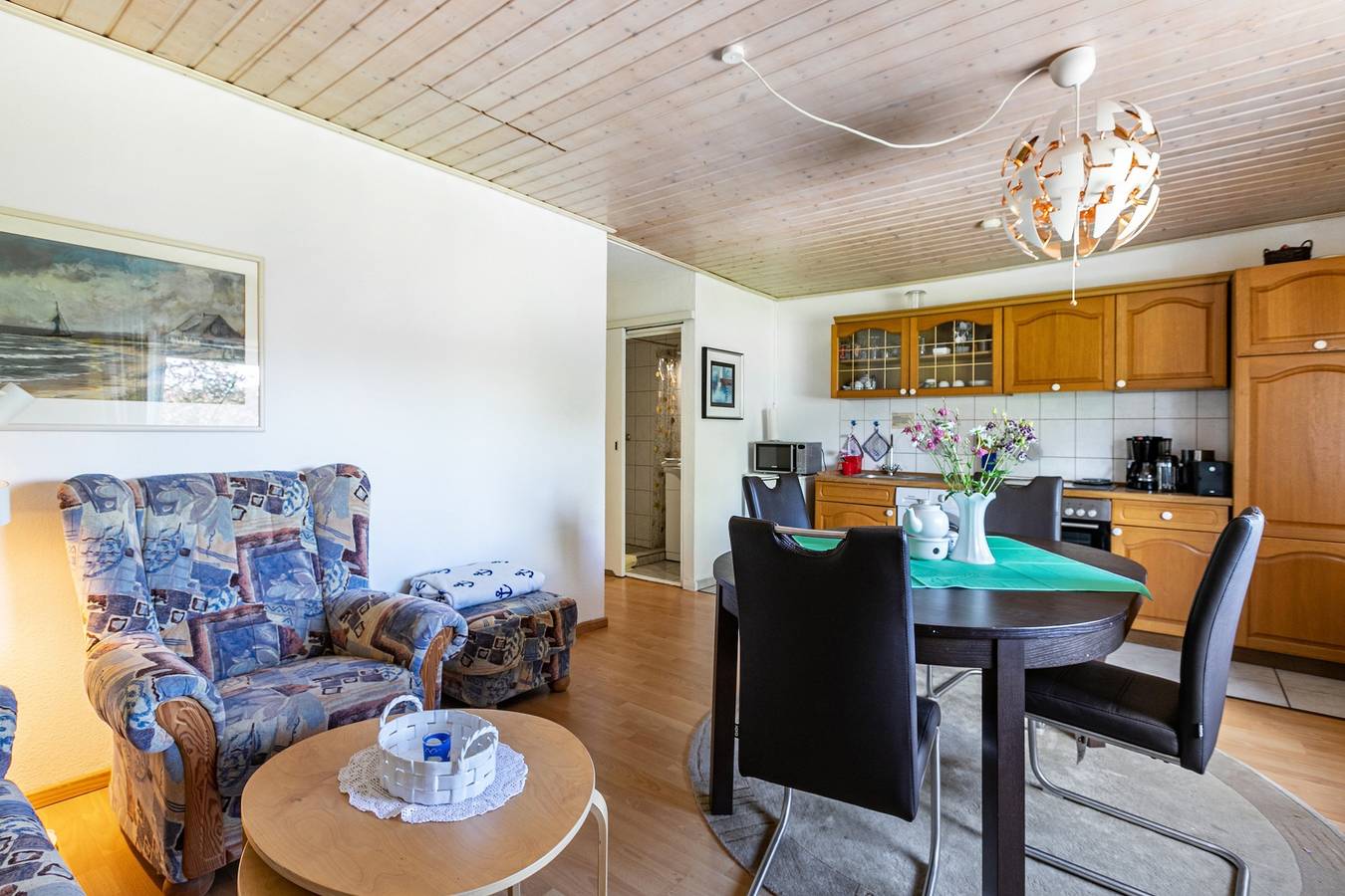 Ganze Wohnung, Ferienwohnung 'Devich' mit privater Terrasse, privatem Garten und Wlan in Oersberg, Kappeln & Umgebung
