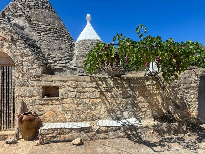 17th-century trullo with private pool in Ostuni, Salento