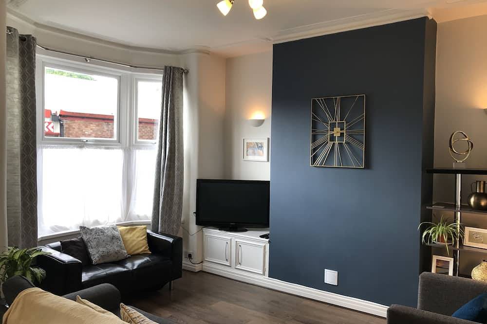 Ferienhaus-Komfort-Eigenes Badezimmer-Strassenblick-House 1 in Preston, Lancashire
