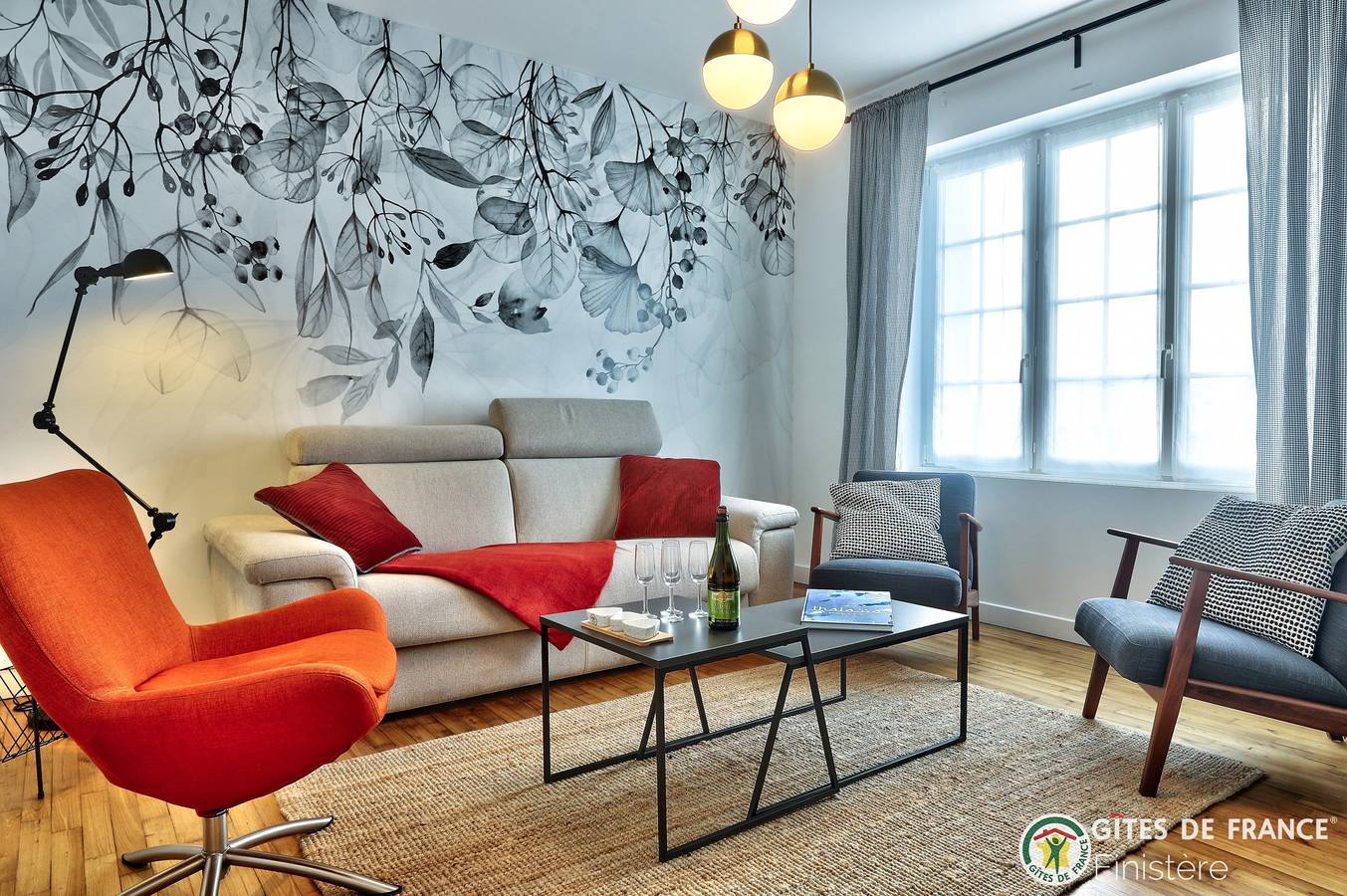 Gîte für 6 Personen mit Garten in Ploudalmézeau, Brest und Umgebung