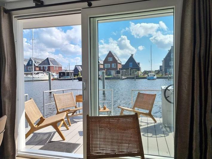 Ferienwohnung für 5 Personen, mit Terrasse und Garten sowie Ausblick und Seeblick in Stavoren - 4