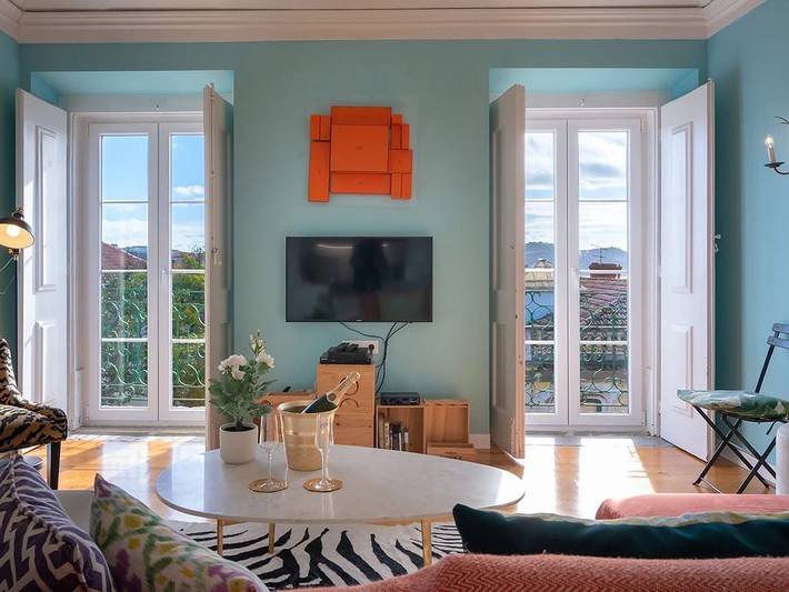Ferienwohnung für 4 Personen, mit Balkon in Lissabon