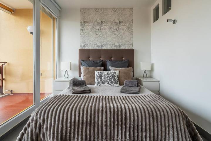 Apartamento de férias para 2 pessoas, com jardim e vista, com animais de estimação em Quarteira