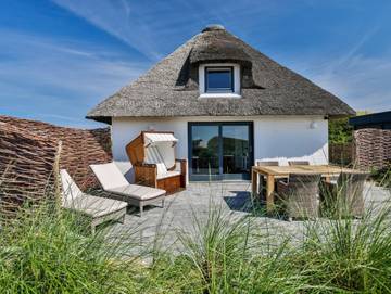 Ferienhaus mit Meerblick für 2 Personen, mit Garten und Terrasse, kinderfreundlich in Nordfriesland