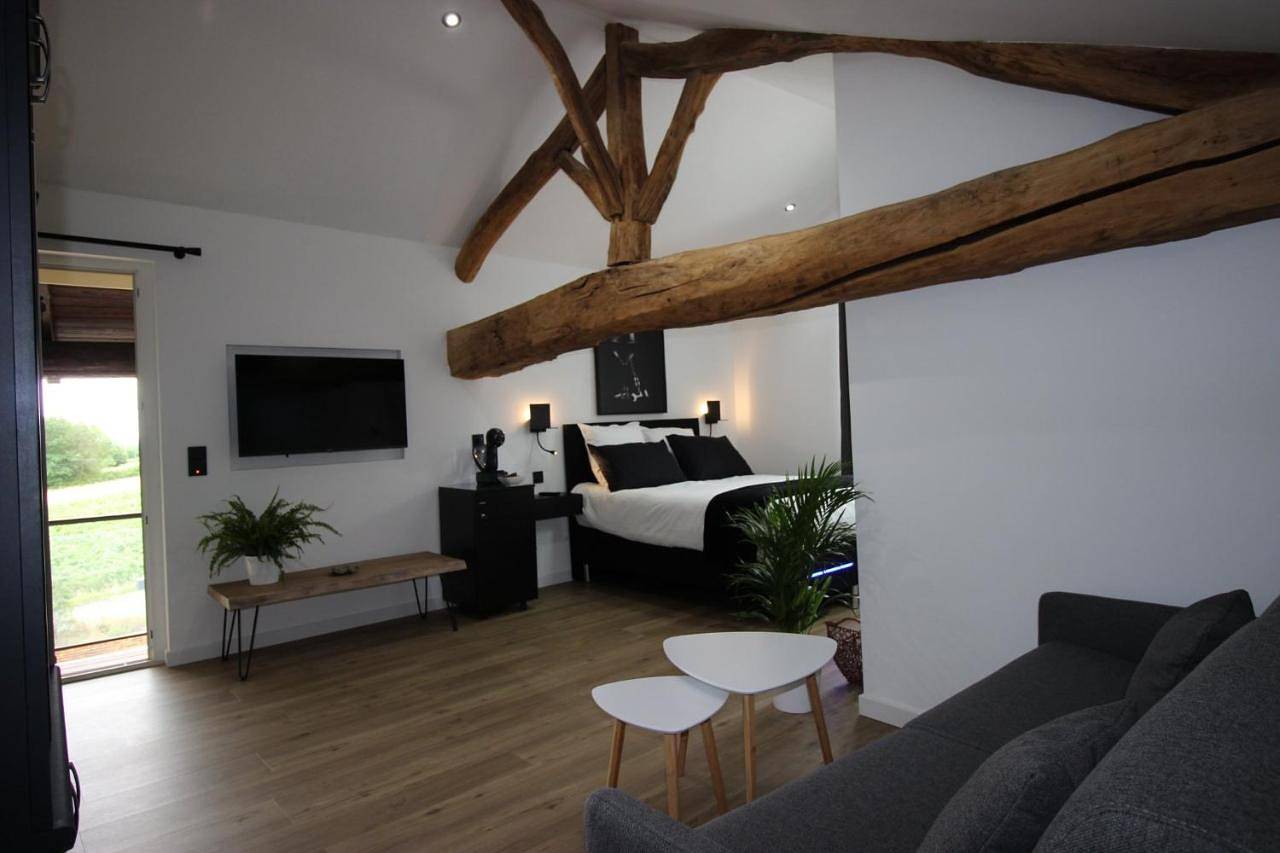 Deluxe Double Room with Castle View in Corcelles-en-Beaujolais, Région de Villefranche-sur-Saône