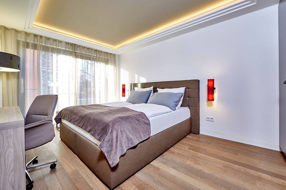 Ganze Wohnung, Modern mit Flair der Tradition - # 4 - 76qm 1. Og -  f. 3 P - Suedb. Sauna Haus in Murnau am Staffelsee, Das Blaue Land