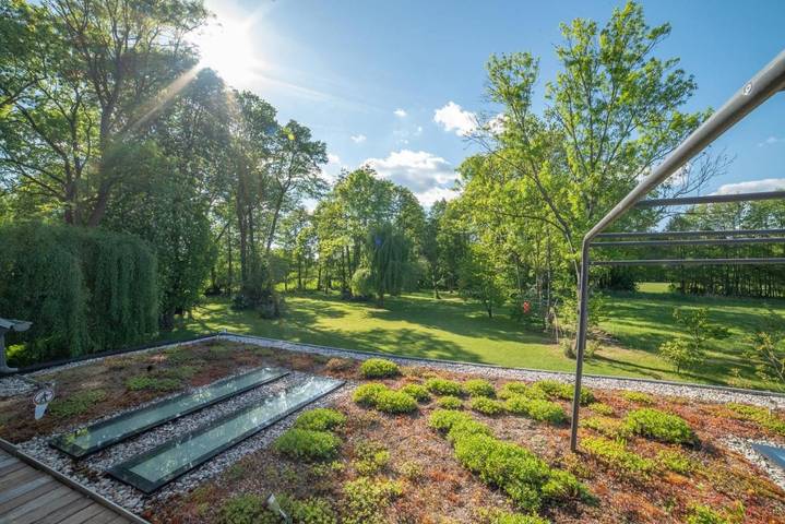 Ferienwohnung für 3 Personen, mit Terrasse und Garten sowie Sauna und Ausblick in Storkow