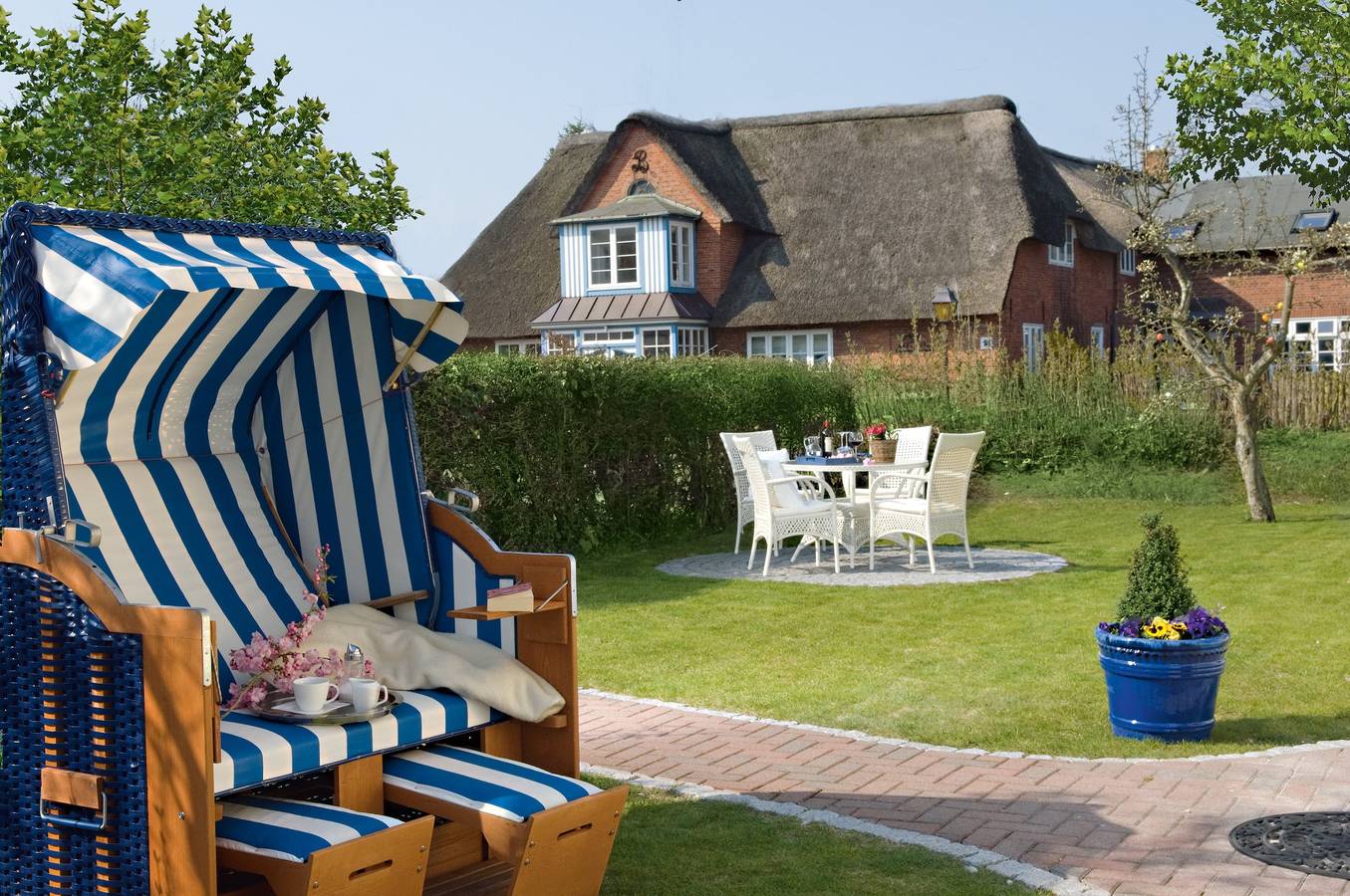 Hotel Ekke Nekkepenn - Doppelzimmer in Nebel, Amrum