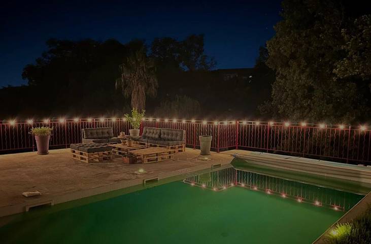 Location de vacances pour 8 personnes, avec piscine ainsi que balcon et vue à Saint-Jean-Pla-de-Corts - 2