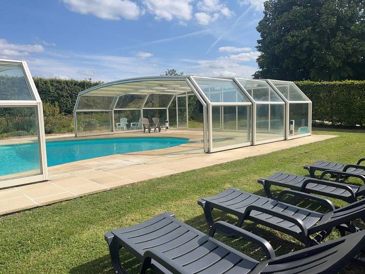 Location de vacances pour 2 personnes, avec jardin ainsi que vue et piscine à Concourson-sur-Layon - 2