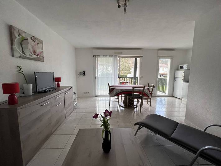 Appartement entier, T2 bis lumineux avec terrasse, Cambo-les-Bains in Cambo-les-Bains, Région de Bayonne