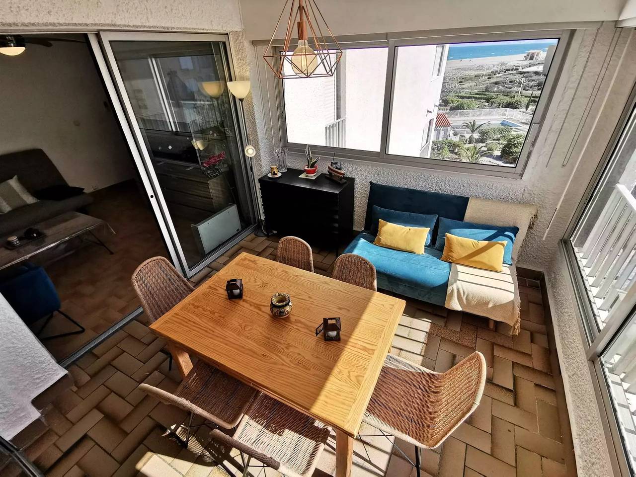 Entire apartment, 2 rooms 4 beds Port Leucate. Ref: 2Cyc_37A in Port Leucate, Leucate